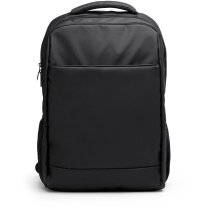 Mochila laptop personalizada Brunen RPET reciclado acolchada negro gris