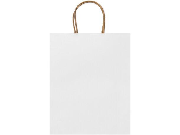 Bolsa de papel kraft personalizada&nbsp;Roble con asas rizadas reforzadas Crudo detalle 5