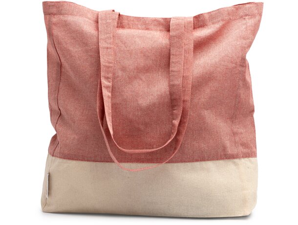 Bolsa algodón asas largas reforzadas reciclado 120 g/m2 Inca Negro detalle 4