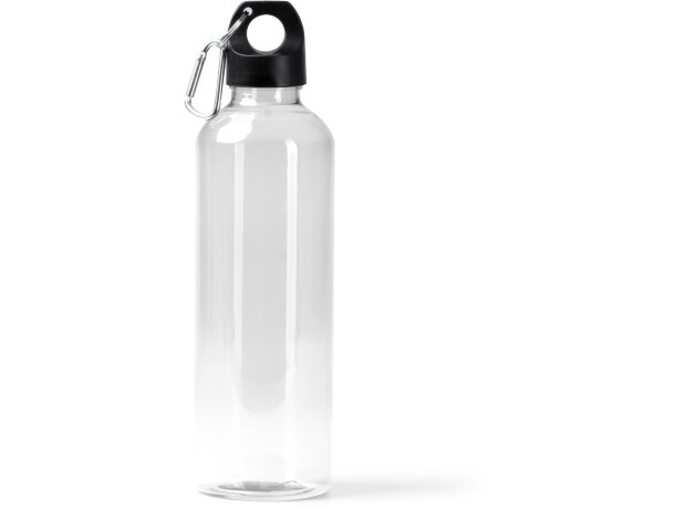 Bidón Flanker RPET 800ml con asa y mosquetón Transparente detalle 1