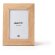 Portafotos Pixel Natural madera MDF con cristal