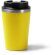 Vaso térmico Horan con doble pared y dosificador 350ml Amarillo