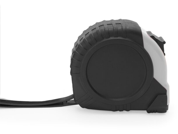 Flexometro de plástico detalles en goma 3 m Blanco detalle 4