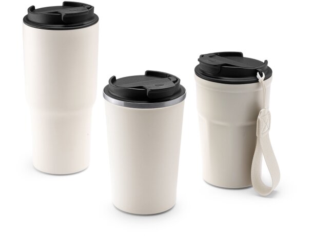 Vaso térmico Tomas de acero inoxidable 304 con doble pared Negro detalle 2