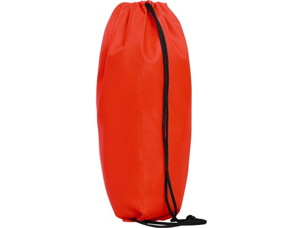 Mochila de cuerdas diversos colores non woven 80 g/m2 Calao Rojo detalle 29