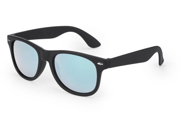 Gafas de sol publicitarias para acabado negro mate y lentes espejo Ciro Plata detalle 7