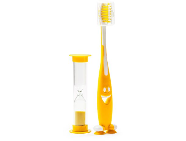 SET cepillo de dientes MESLER Amarillo detalle 5