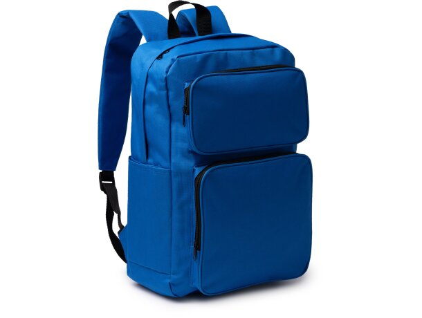 Mochila Hostik en RPET reciclado con compartimentos funcionales Negro detalle 4