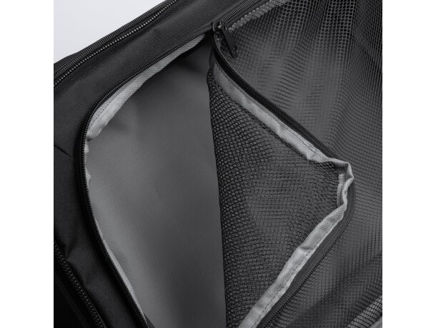 Mochila Rayan negro con compartimentos antirrobo y 40L Negro detalle 3