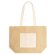 Bolsas de yute personalizadas asas largas unisex Gavia Crudo detalle 6