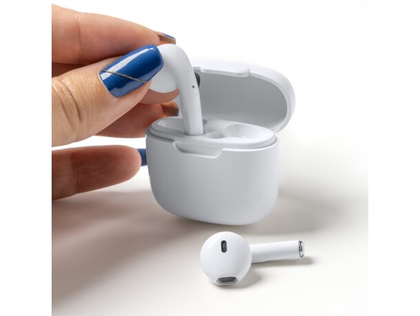 Auriculares para regalo con bluetooth de plástico Costen Blanco detalle 4