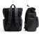 Mochila Fenati negra PU Leather 21L para portátil 18 pulgadas Negro detalle 3