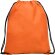 Mochila de cuerdas diversos colores non woven 80 g/m2 Calao Naranja detalle 23