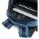 Mochila infantil rPET 600D Gregor Negro detalle 2