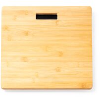 Báscula bambú ecológica personalizado pantalla LCD