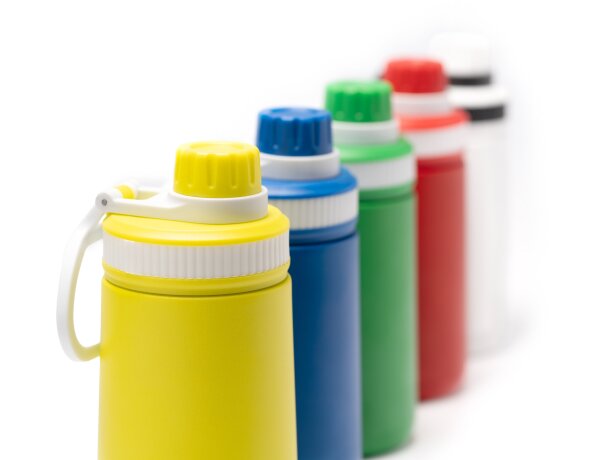 Bidón Pumba de acero inoxidable con doble pared aislante 350ml Blanco detalle 3