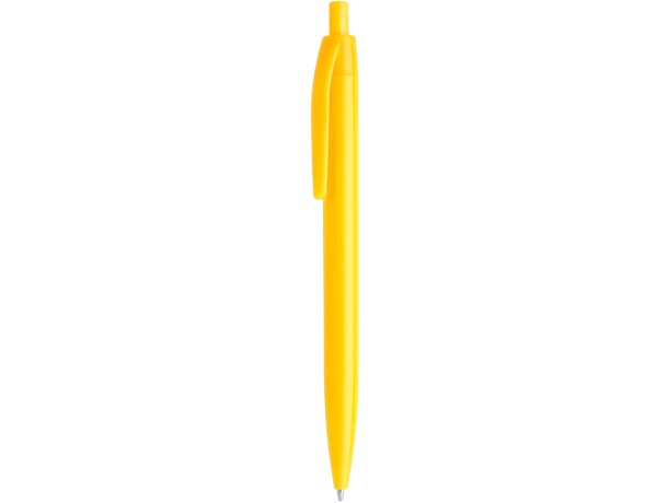 Bolígrafos con nombre para empresas con pulsador tinta 2 colores Stix Amarillo detalle 10