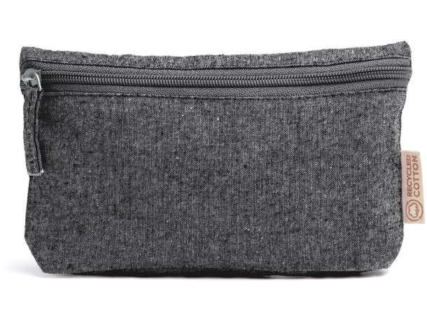 Neceser promocional Remo algodón reciclado cremallera colores Rojo detalle 8