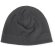 Gorro Carson negro en RPET reciclado con ajuste elástico Gris vigore