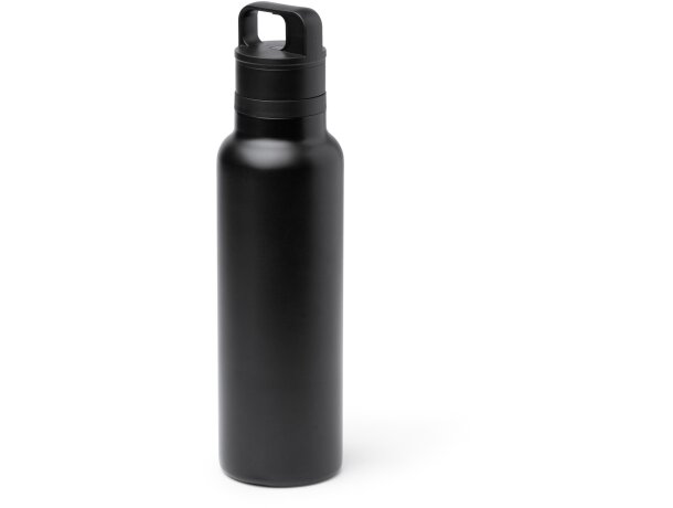 Bidón Bitman acero inoxidable reciclado doble pared 750ml Negro detalle 4