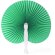 Abanico plegable Kaori personalizable para eventos y fiestas Verde helecho
