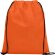Mochila de cuerdas diversos colores non woven 80 g/m2 Calao Naranja detalle 24