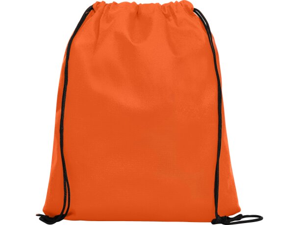 Mochila de cuerdas diversos colores non woven 80 g/m2 Calao Naranja detalle 24