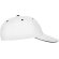 Gorras béisbol cierre velcro de algodón 260 g/m2 Panel Blanco detalle 2