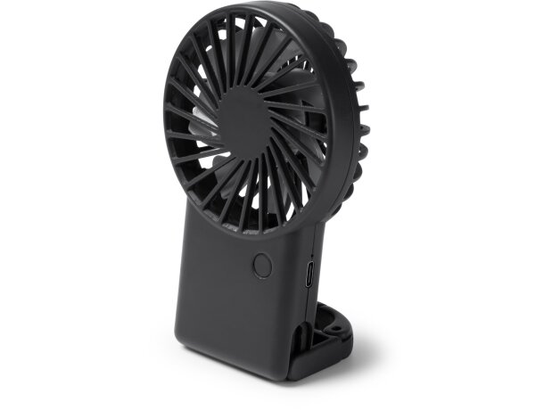 Ventilador de mano Giza con batería recargable y ABS reciclado Blanco detalle 6