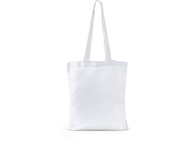 Bolsa algodón orgánico DORSI con asas de 70 cm Blanco detalle 2