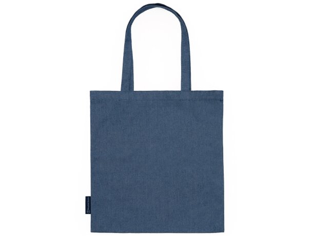 Bolsa ecológica tejido vaquero asas largas Vaquero detalle 2