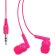 Auriculares PUNK Fucsia