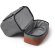 Bolsa térmica personalizada con cremallera y base en pu de rPET Kulga Gris vigore detalle 3