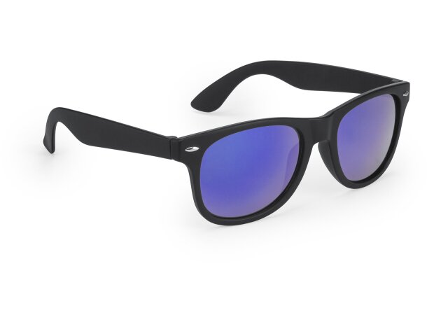 Gafas de sol publicitarias para acabado negro mate y lentes espejo Ciro Royal detalle 6