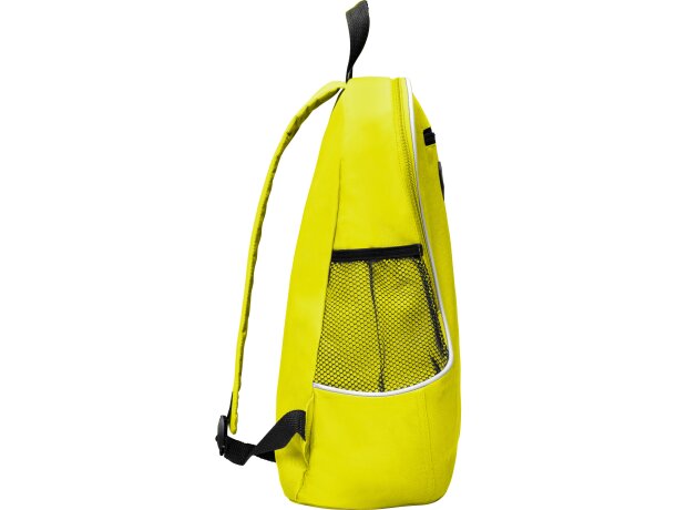 Mochila infantil deportiva poliéster Misuri Amarillo detalle 15