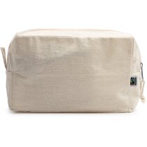 Neceser de algodón fairtrade con cremallera