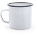 Taza ANON Blanco/blanco detalle 7