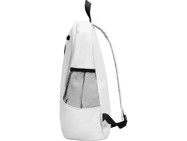 Mochila infantil deportiva poliéster Misuri Blanco detalle 6
