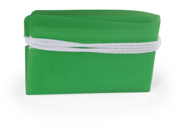 Funda portamascarillas Hawking de polipropileno flexible Verde helecho detalle 10
