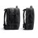 Mochila Rayan negro con compartimentos antirrobo y 40L Negro detalle 8