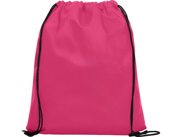 Mochila de cuerdas diversos colores non woven 80 g/m2 Calao Roseton detalle 32