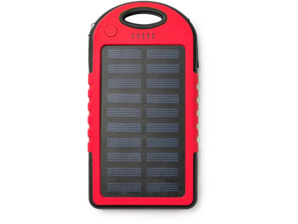 Bateria externa solar DROIDE Rojo detalle 15