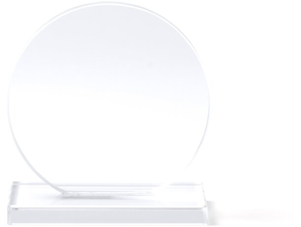 Trofeo Venki de cristal transparente con grabado personalizado Transparente detalle 3