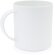 Taza Parcha corporativa PLA reutilizable 350ml blanca sostenible