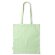 Bolsa de la compra asas largas de algodón orgánico 140 g/m2 Bondy Verde mist