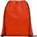 Mochila de cuerdas diversos colores non woven 80 g/m2 Calao Rojo detalle 28