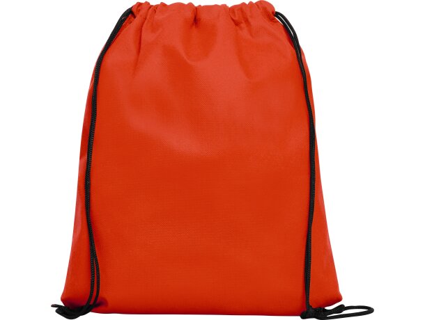 Mochila de cuerdas diversos colores non woven 80 g/m2 Calao Rojo detalle 28