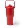 Bidón térmico Mapet 550ml con doble pared y pajita abatible Rojo