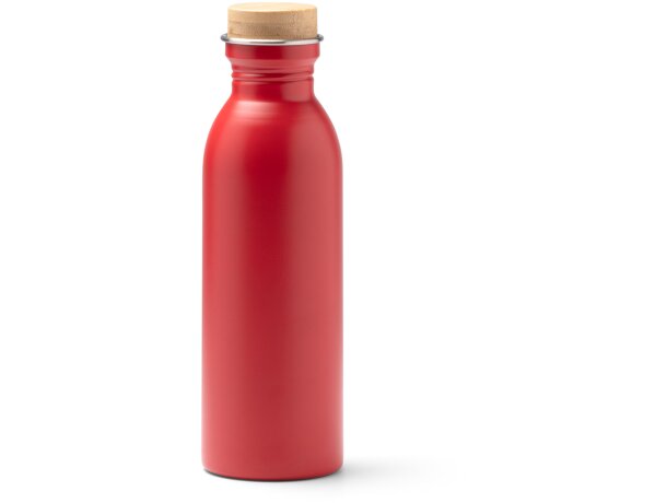 Botella de acero inoxidable colores variados 650ml Levu Blanco detalle 4