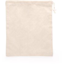 Bolsa SOIL algodón rejilla natural cordón ajustable 30x25 cm